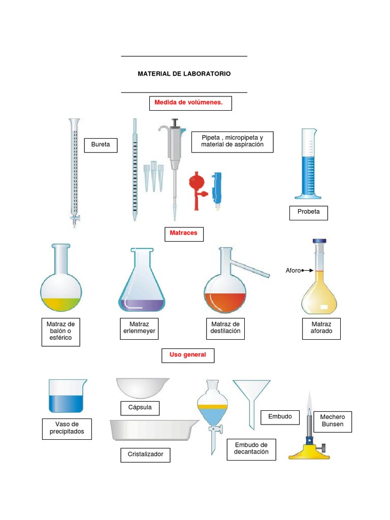 LAMINA Material de Laboratorio