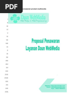 Contoh Proposal Penawaran Produk Multimedia