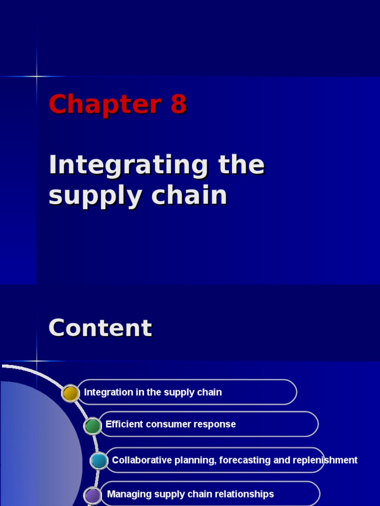 Supply Chain Integration | PDF | Supply Chain | Logistics
