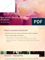 Narrative Structure Music Video Analysis