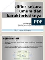 Amplifier Secara Umum Dan Karakteristiknya