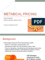 Metabical Pricing Case DNA Syndicate-Answer