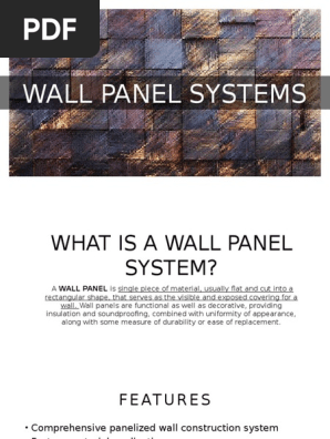 Wall Panel Systems