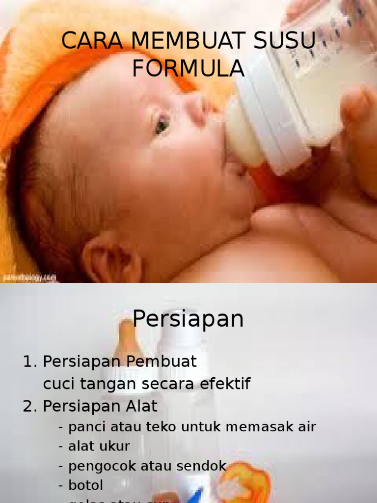 Cara Benar Membuat Susu Formula Bayi | PDF