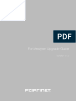 Fortianalyzer v5.4.0 Upgrade Guide