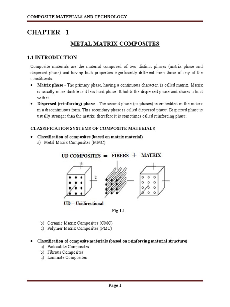 Metal Matrix Composites | PDF | Composite Material | Chemical Vapor ...