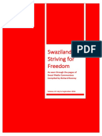 Swaziland Striving For Freedom Vol 23 July To September 2016