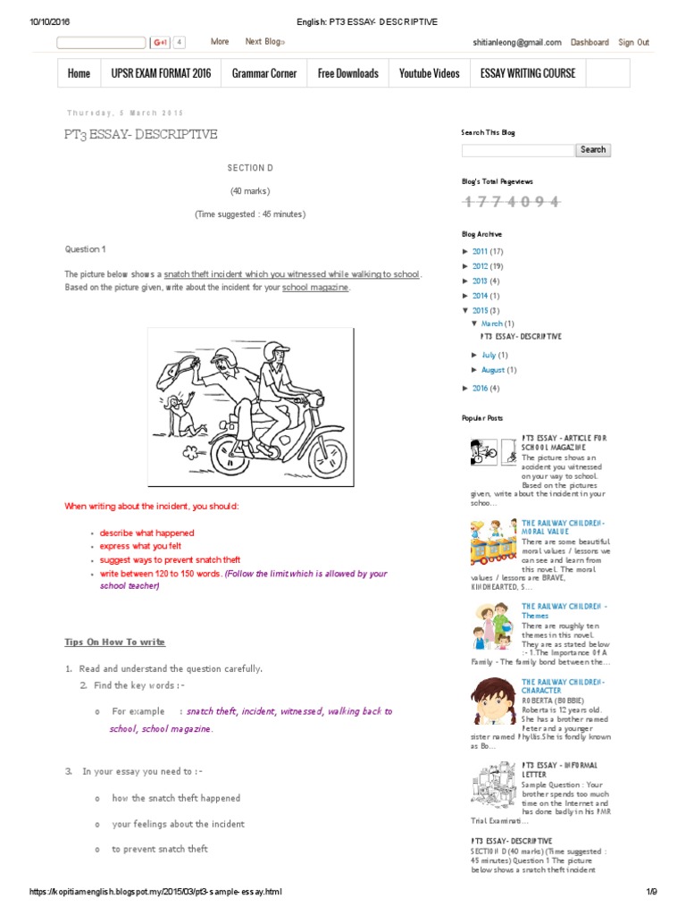 Example descriptive essay pt3 08 picture