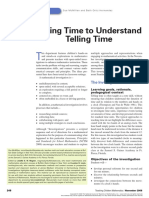 Taking Time To Understand Time