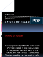 Nature of Reality