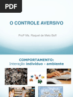 Controle Aversivo