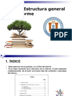 Estructura General de Un Informe