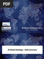 2010 Greater China and Taiwan IRGR Presentation