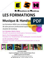 Affiche Formations MESH
