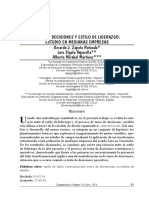 Toma de Decisiones y Estilos de Liderazgo