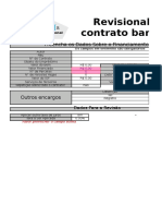 Revisão de contrato bancário para análise de juros e encargos