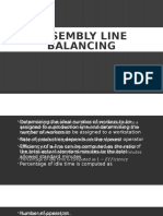 Lecture 7 - Line Balancing