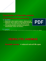 Classification of Hemolytic Anemias