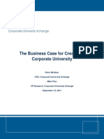 Business Case Creating A Corporate-University