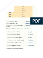 Countries, Nationalities and Adjectives Practice