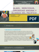 Aladi Mercosur Comunidad Andina y Alianza