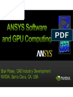 ANSYS Software and GPU Computing - Stan Posey