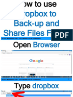 Marven - Bore - How To Use Dropbox To Back-Up and Share Files Faster PDF