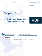 Additional Topics With Hypothesis Testing: Math Courseware Specialists