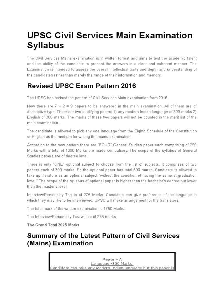CIVIL SERVICES MAINS SYLLABUS PDF DOWNLOAD intelligence overview