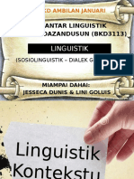 Pembentangan Sosiolinguistik 2