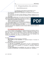 Chapitre 3 Organisation Du Service Maintenance