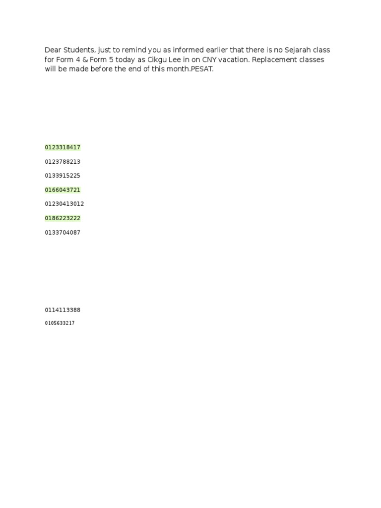 Dear Students | PDF