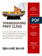 Thanksgiving Prep Class
