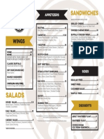 12th & Porter Menu