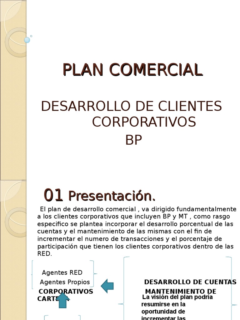 Plan Comercial  Planificación  Marketing