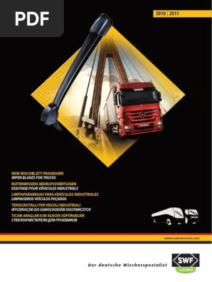 VALEO - SWF Wiper Blades 2010 - 2011 PDF | PDF