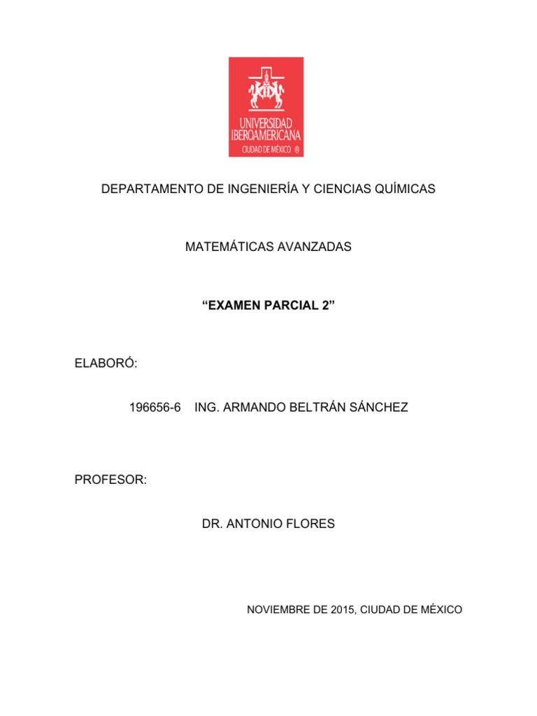 Numerical integration of a dynamic mathematical model describing a