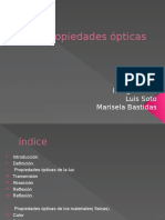 Propiedades Ópticas