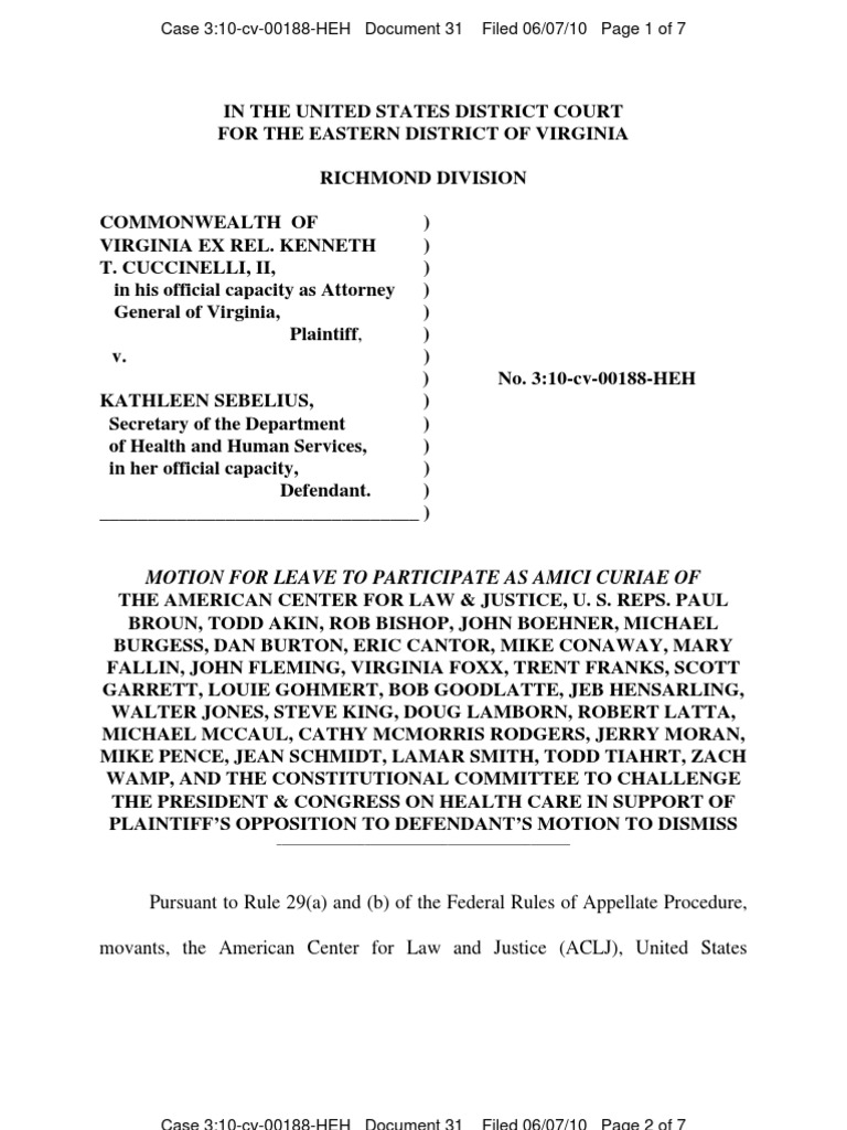 Virginia v sebelius essay 02 image