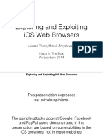 D2T2 Exploring and Exploiting IOS Web Browsers