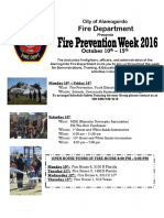Fire Prevention Flyer 2016