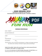 Hari Sukan Negara 2016 - Fun Run