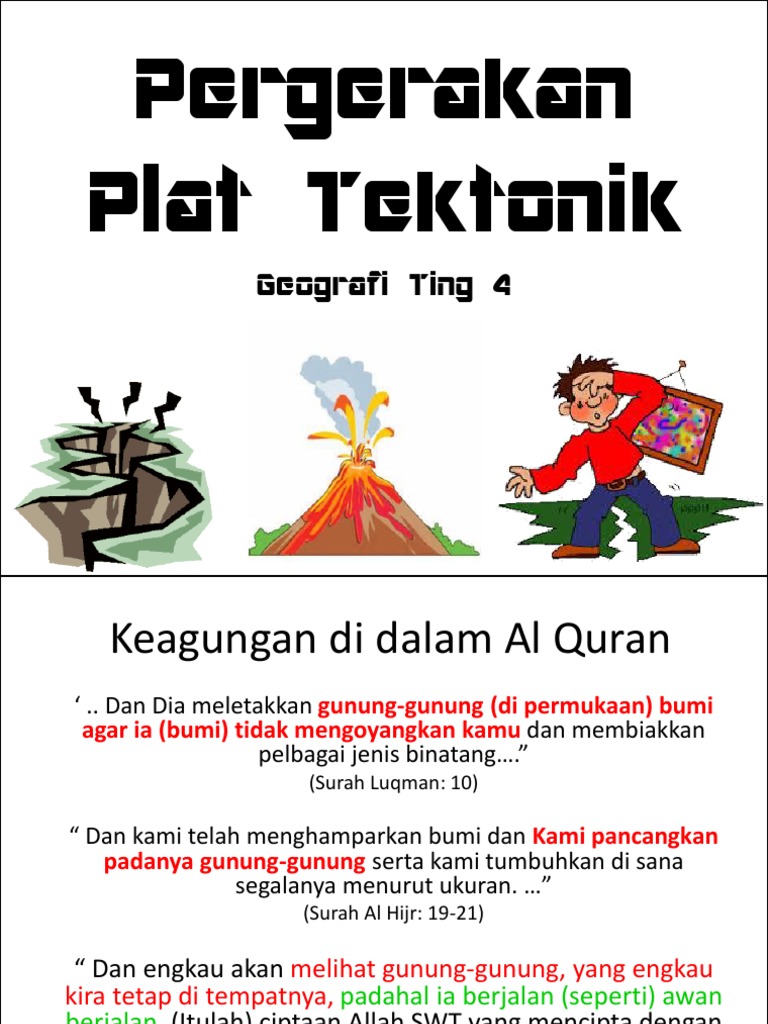 Plat Tektonik Plat Tektonik
