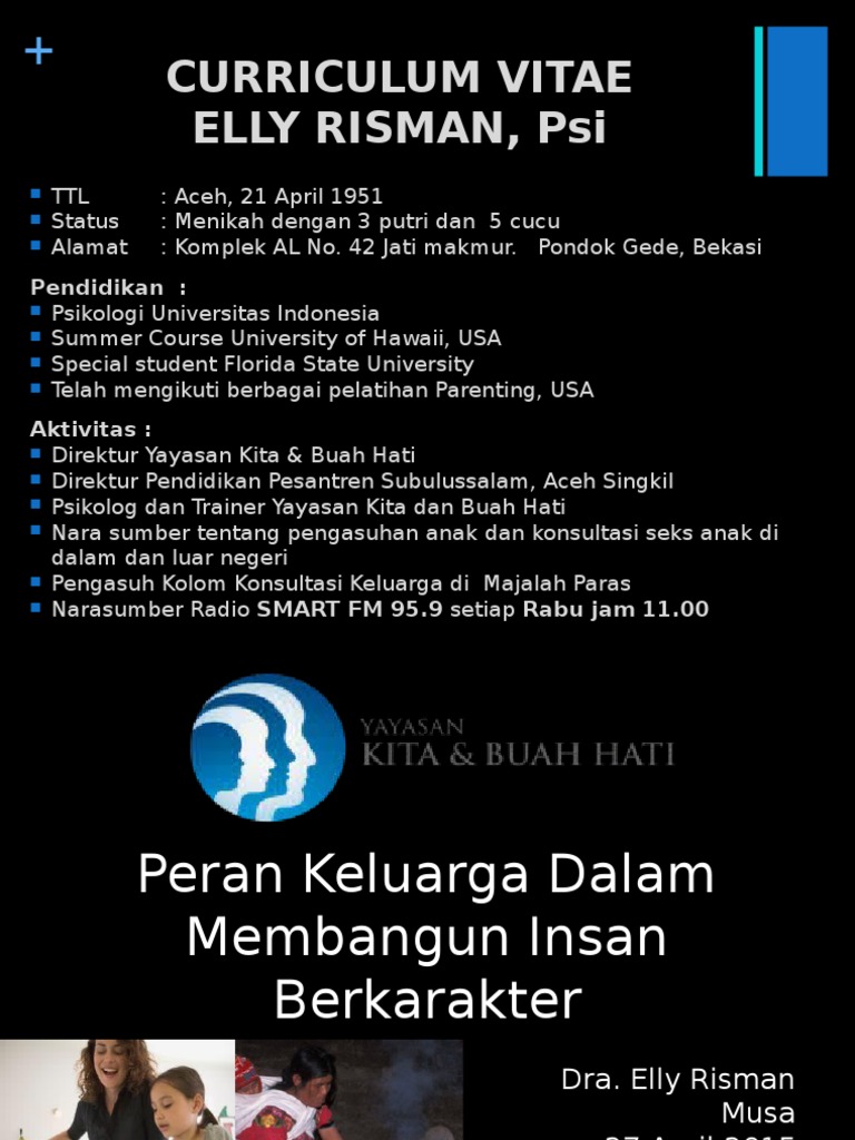 Elly Risman - Peran Keluarga Dalam Membangun Insan Berkarakter | PDF