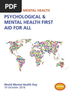 World Mental Health Day - Dignity in Mental Health Psychological & Mental Health First Aid for All