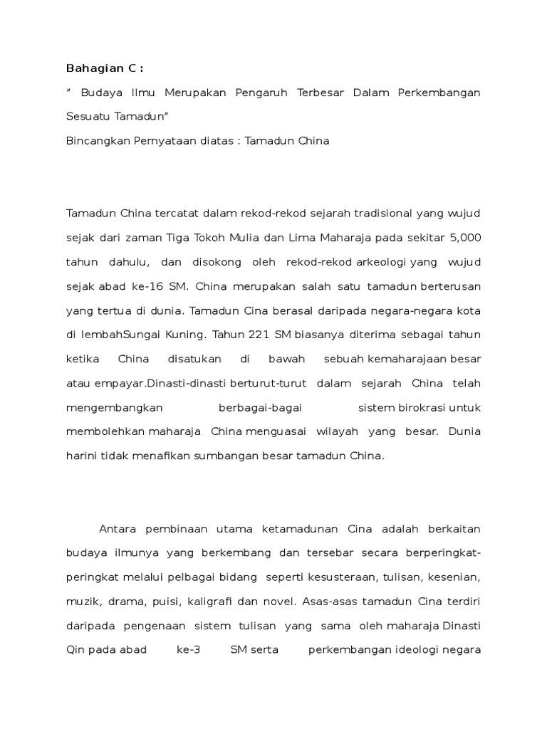 Tamadun China Pdf