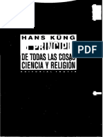 Hans El Principio de Todas Las Cosas Ciencia y Religion PDF