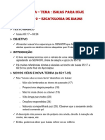 Estudos EBD 2104- Lição 10 - Escatologia