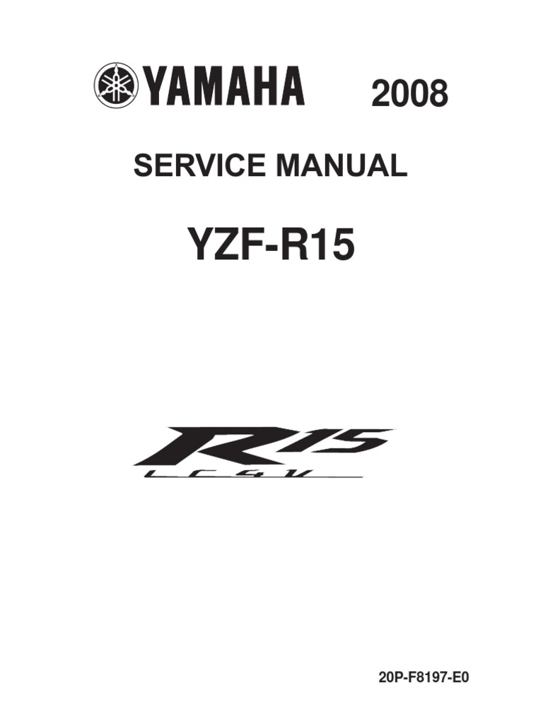 Yamaha Yzf R15 Service Manual English Pdf Fuel Injection Throttle