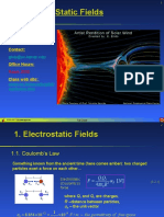 Lecture 3: Static Fields: Instructor: Dr. Gleb V. Tcheslavski Contact